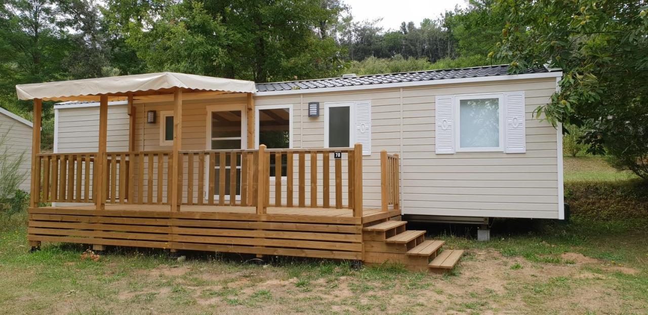 Mobil Home Xxl2 4 Chambres - Camping Chateau La Foret 圣于连－德朗德 外观 照片